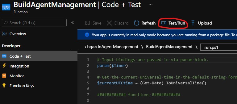 execute function in VSCode